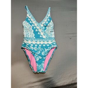 Lilly Pulitzer One Piece Shiloh‎ Turquoise Swimsuit 6